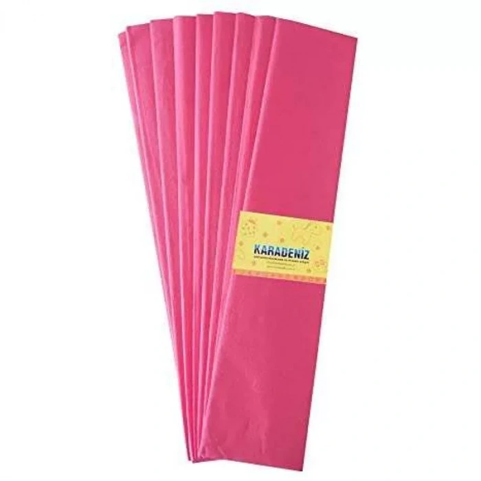 Lino Lüx Krapon Kağıdı 10lu 50cmx2m Pembe