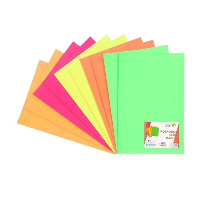 Lıno Pp-016 Fosforlu Elişi Kağıdı 20x30 10 Lu