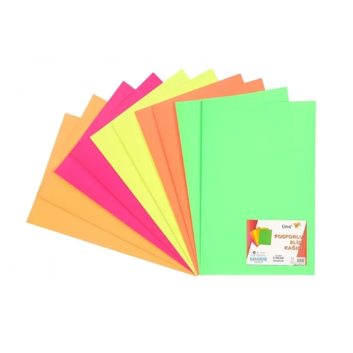 Lino Pp-016 Lino Fosforlu Elişi Kağıdı 20x30 10lu