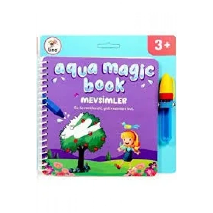 LINO TFL-1005 AQUA MAGIC BOOK MEVSİMLER SİHİRLİ BOYAMA KİTABI