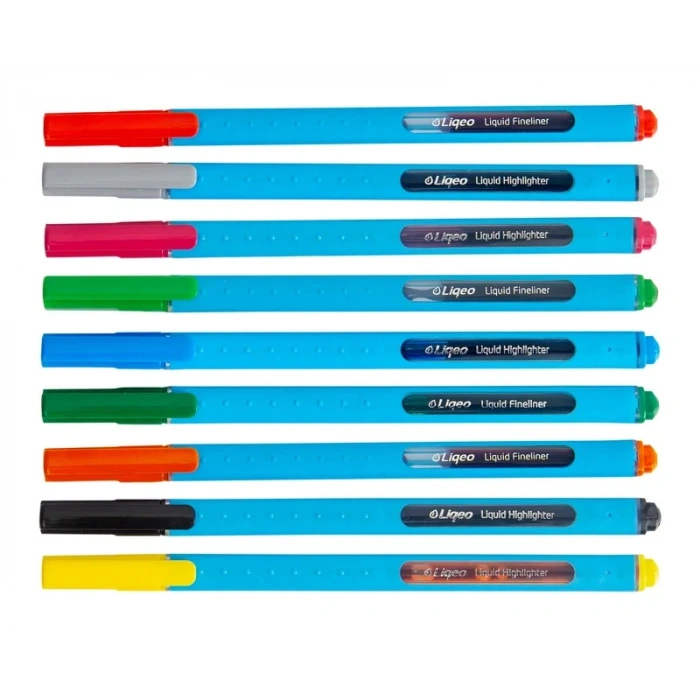 LiQeo F-8027-080 Fineliner Keçe Uçlu Kalem 0.4mm Kırmızı