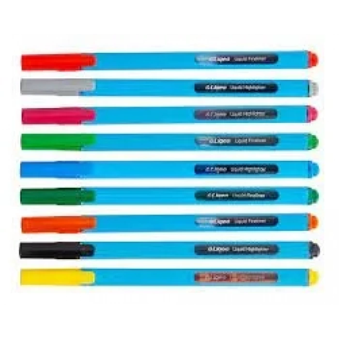 LİQEO F-8027-130 FİNELİNER KEÇE UÇLU KALEM 0.4mm MAVİ