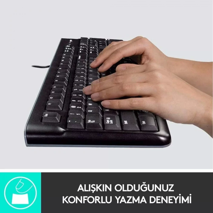 Logıtech Mk120 Kablolu Usb Q Tr Desktop Set 920-002560