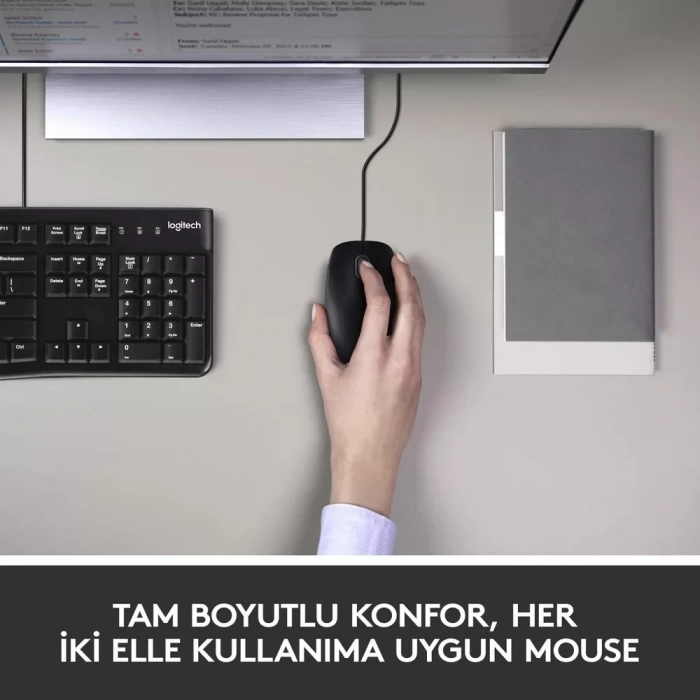 Logıtech Mk120 Kablolu Usb Q Tr Desktop Set 920-002560