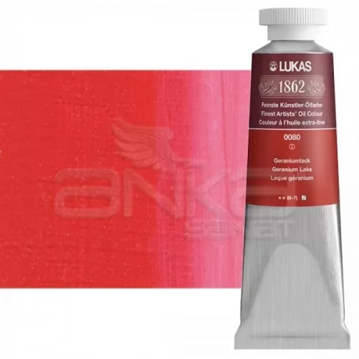 Lukas 1862 37ml Yağlı Boya Seri:1 No:0080 Gereanium Vernik