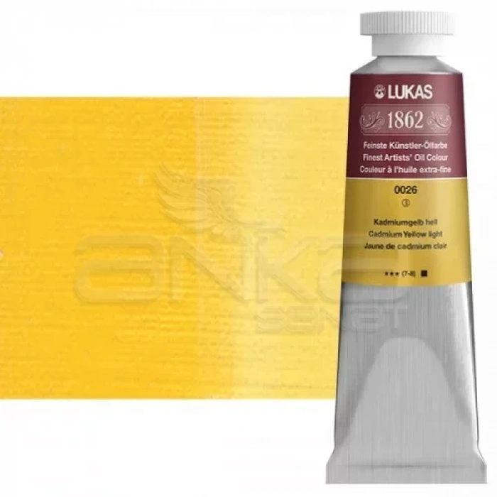 Lukas 1862 37ml Yağlı Boya Seri:3 No:0026 Kadmium Sarı-açık