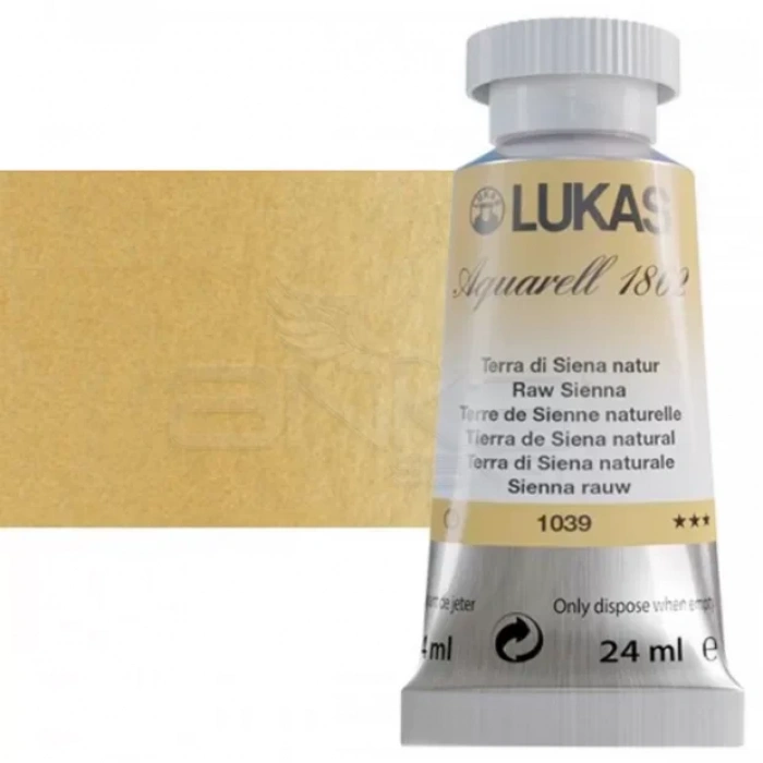 Lukas Aquarell 1862 Artist 24ml Sulu Boya 1039 Raw Sienna Seri 2