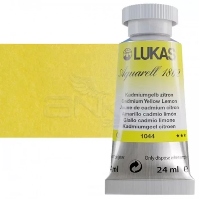 Lukas Aquarell 1862 Artist 24ml Sulu Boya 1044 Cadmium Yellow Lemon Seri 2
