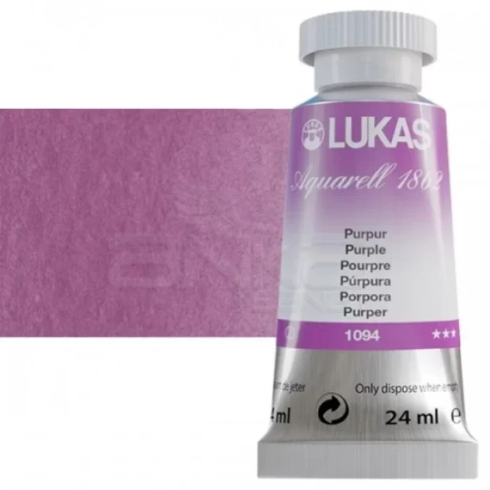 Lukas Aquarell 1862 Artist 24ml Sulu Boya 1094 Purple Seri 2