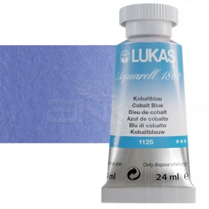Lukas Aquarell 1862 Artist 24ml Sulu Boya 1125 Cobalt Blue Seri 3