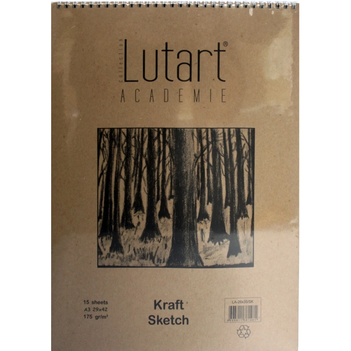 Lutart Kraft Çizim Defteri A5 70gr 50syf