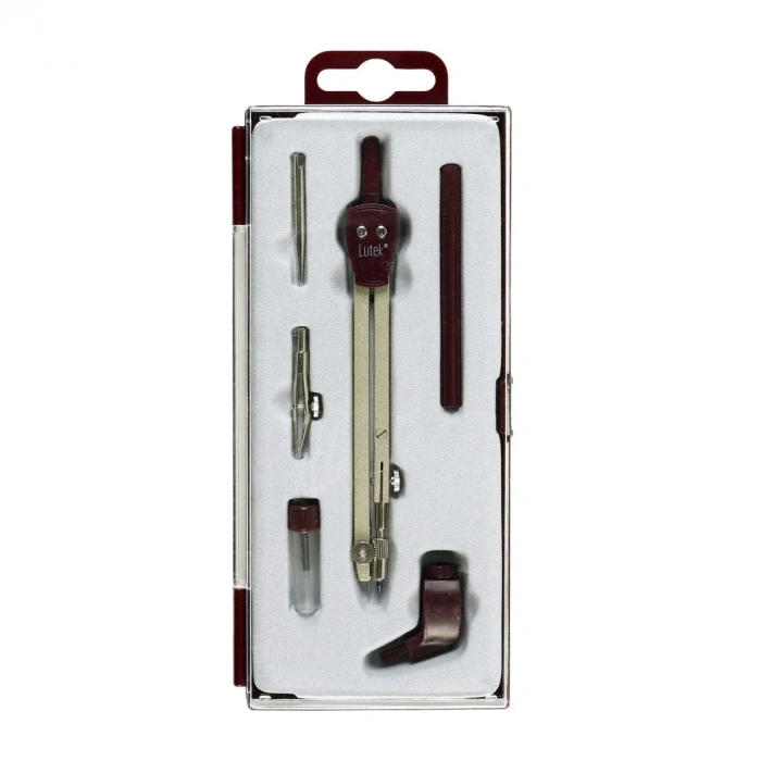 Lutek Tek Kırmalı Pergel Seti 5 Parça LT-2006