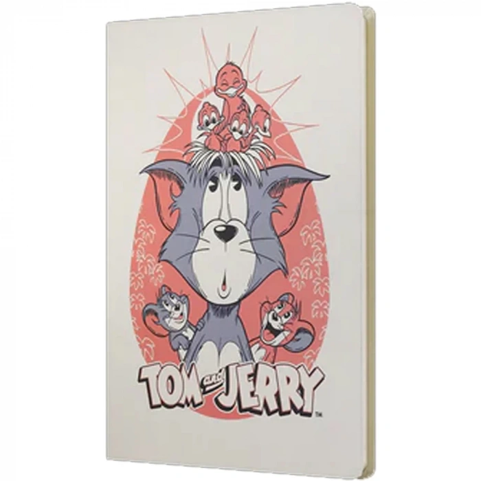 Mabbels Sert Kapak Butik Defter Tom And Jerry Krem 80 YP 15x21 DFT-388111