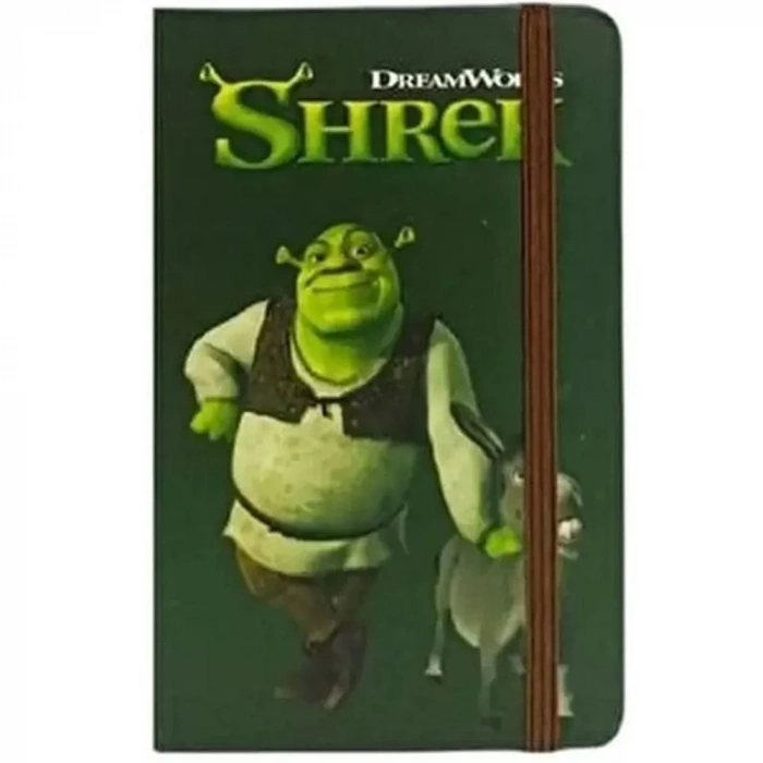 Mabbels Sert Kapak Mini Defter Sherek Yeşil 80 YP 9x14 DFT-388432