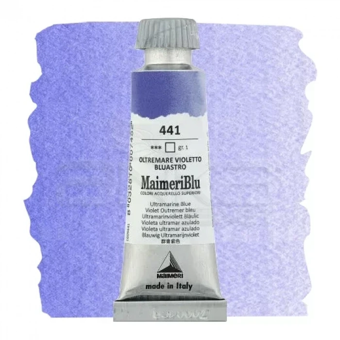Maimeri Blu Tüp Sulu Boya 12 Ml S1 No:441 Ultramarine Blue