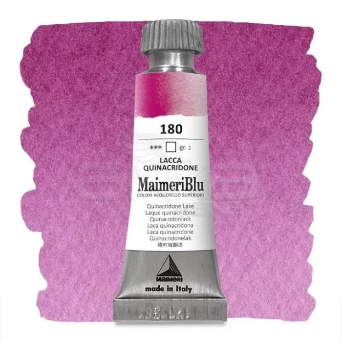Maimeri Blu Tüp Sulu Boya 12 Ml S2 No:180 Quinacridone Lake
