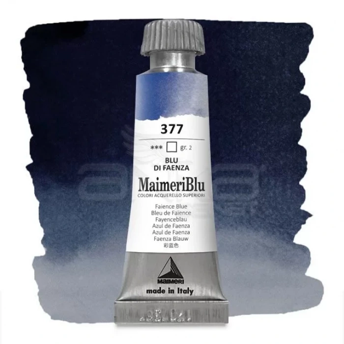 Maimeri Blu Tüp Sulu Boya 12 Ml S2 No:377 Faience Blue
