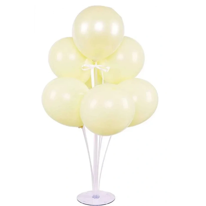 Makaron Sarı 10 Lu Latex Balon Küçük Boy