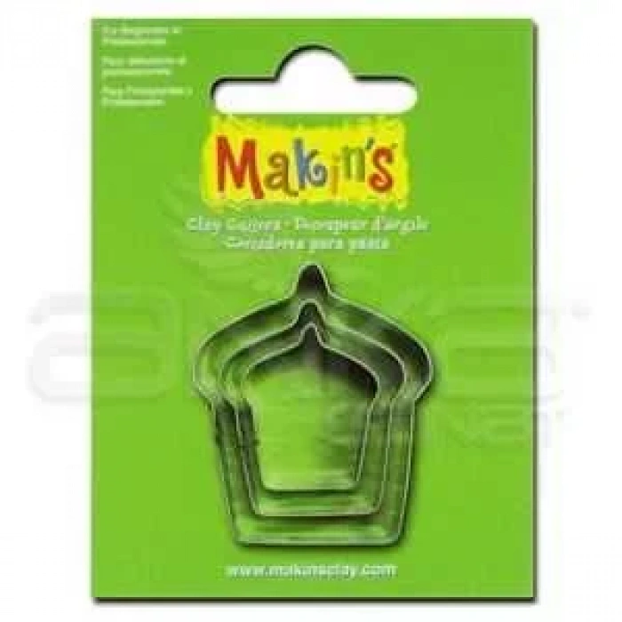 Makins Clay Kesici Kalıp Seti Kek 3 Parça Kod:36027