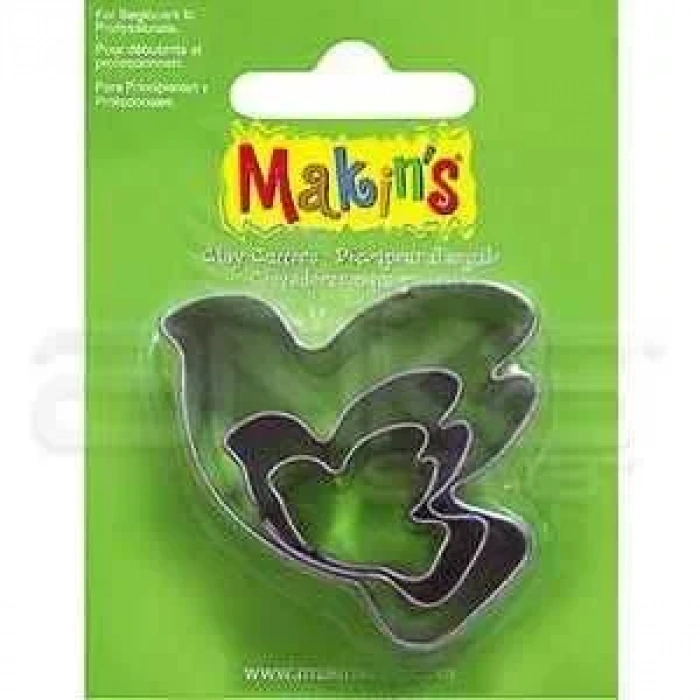 Makins Clay Kesici Kalıp Seti Kumru 3 Parça Kod:36012