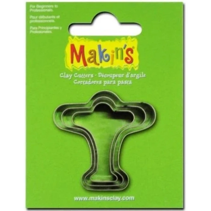 Makins Clay Polimer Kil Kesme Kalıbı 3 Parça Uçak