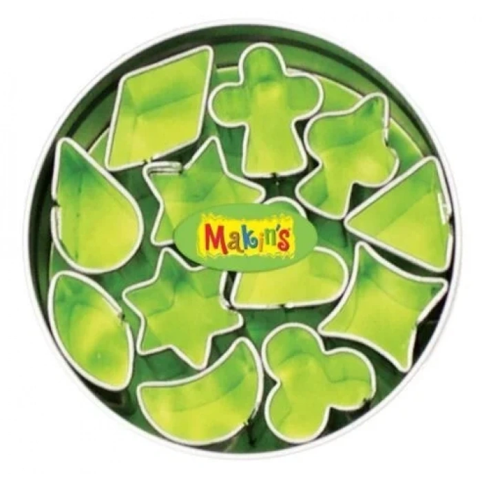 Makins Clay Polimer Kil Kesme Kalıbı Seti Geometrik 12 Desen