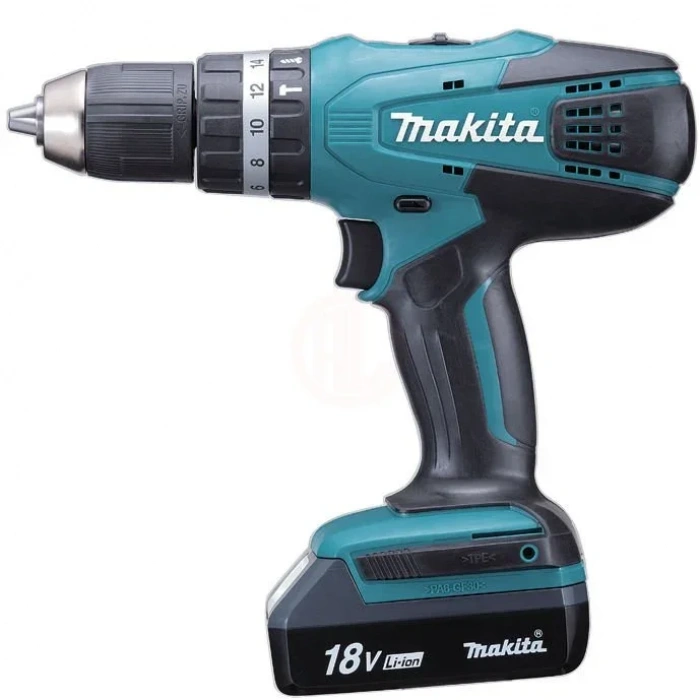 Makita Akülü Darbeli Vidalama Matkabı HP457DWE (2 x 1,5 Ah Akü)