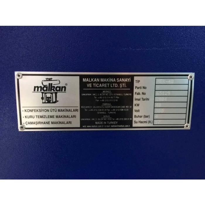 Malkan Mek40 Tam Otomatik, Elektrikli Merkezi Sistem Buhar Jeneratörü 40 Kw