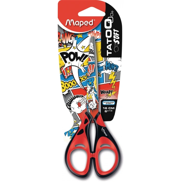 Maped 16cm Tatoo Simetrik Makas Blister