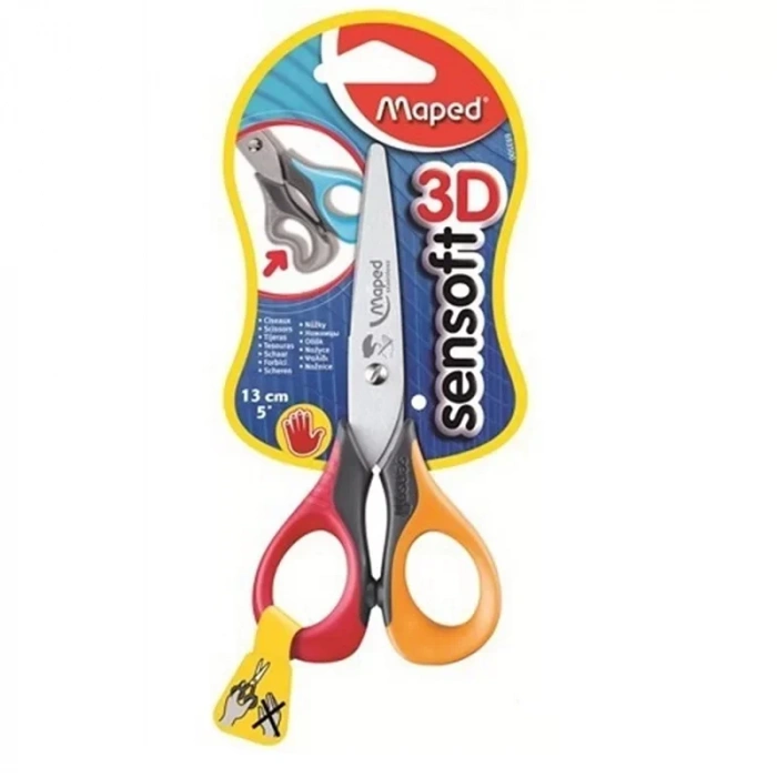 Maped 693500 Sensoft Sol El Öğrenci Makası 13 Cm