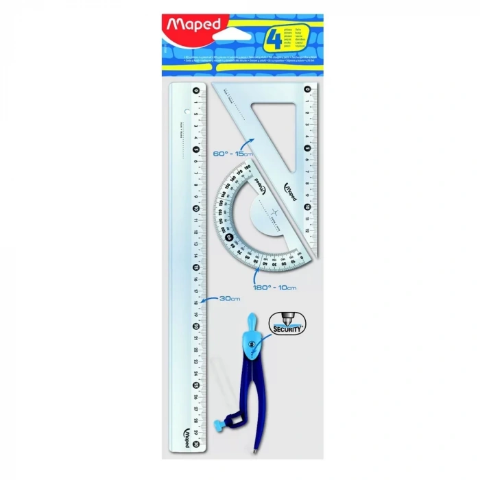 MAPED 899218 4 LÜ PERGELLİ ÇİZİM TAKIMI