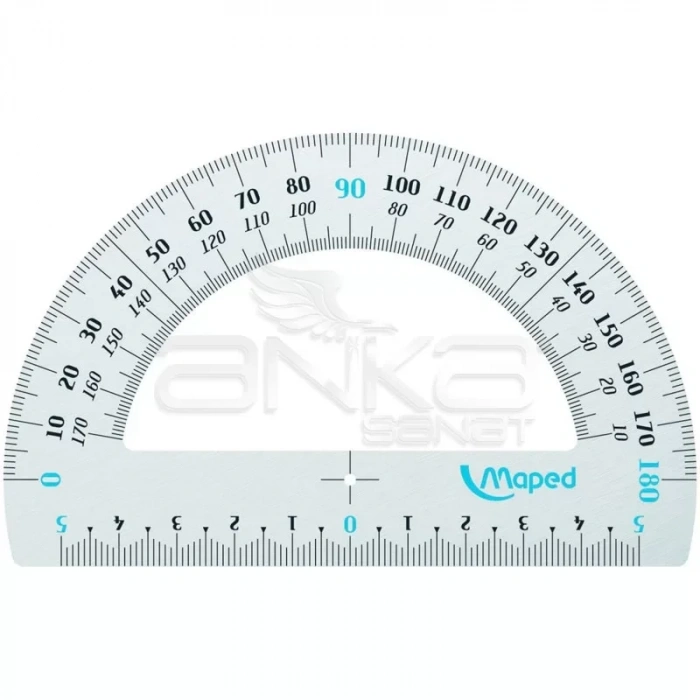 Maped Aluminyum İletki 12cm 180 Derece