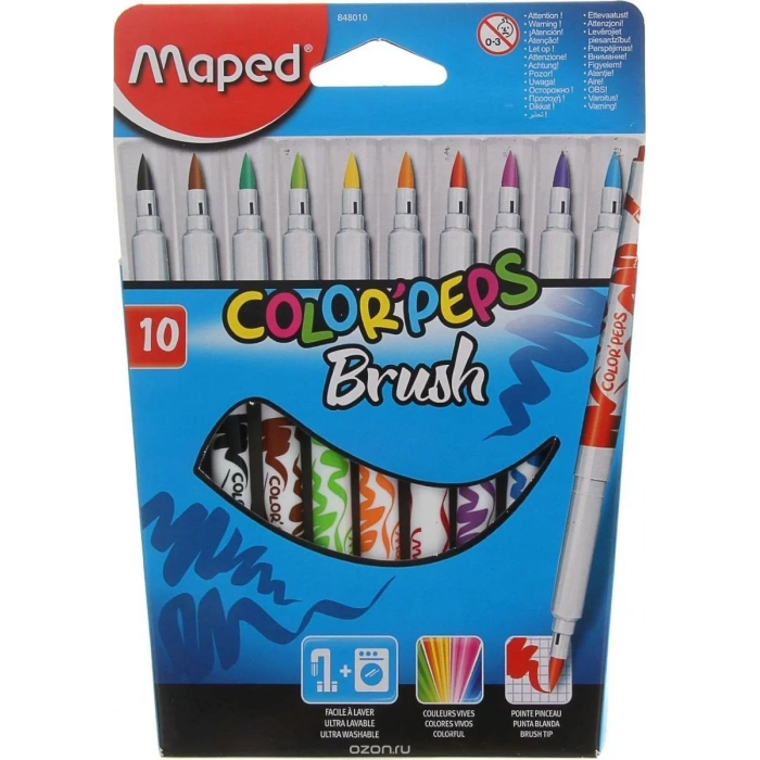 Maped Color Peps Brush Keçeli Kalem Seti 12 Renk