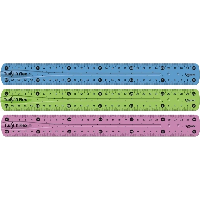 Maped Düz Twist’n Flex Esnek Cetvel 30 cm 027900