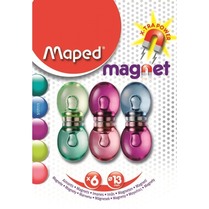 Maped Fancy Mıknatıs 6’lı 517111
