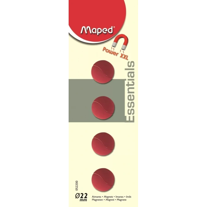 Maped Standart Mıknatıs 22 mm 4’lü 052200