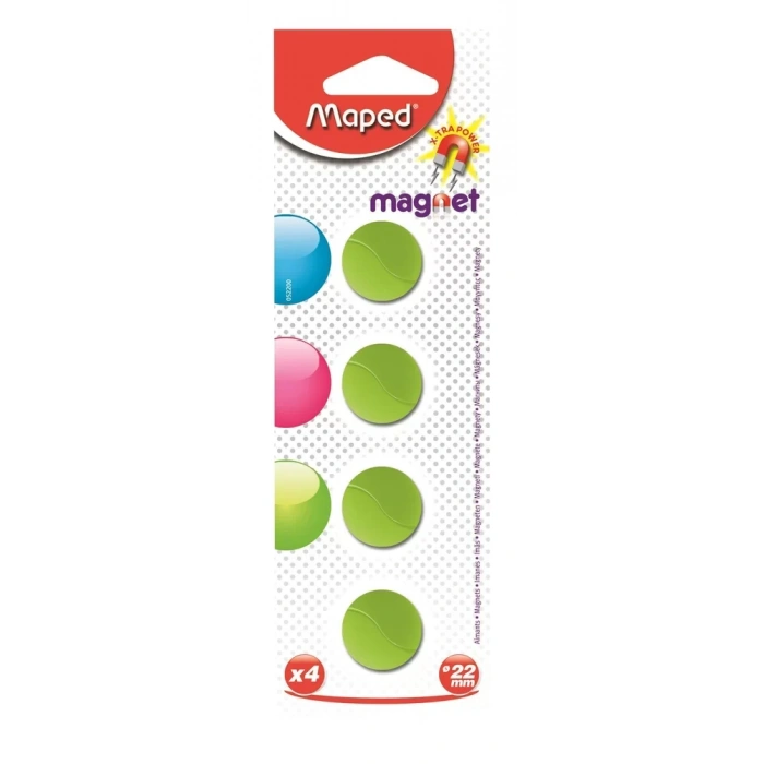 Maped Standart Mıknatıs 22 mm 4’lü 052200