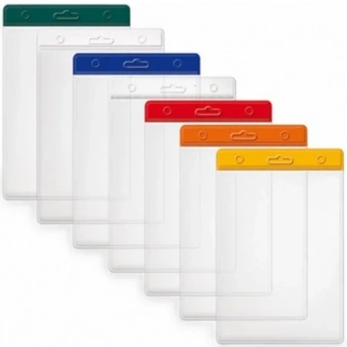 Mapi Dikey Şeritli Kart Poşeti Kırmızı 10lu (9101113)