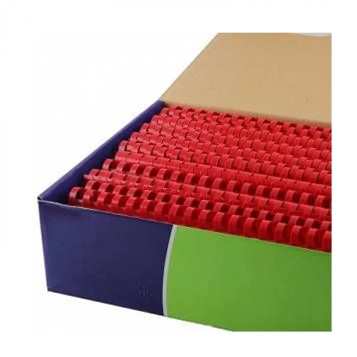 Mapibind Plastik Spiral 8mm Kırmızı 100lü