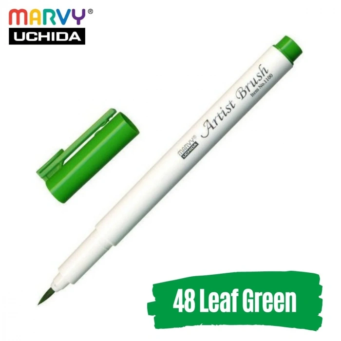 Marvy Artist Brush Pen 1100 Firça Uçlu Kalem 48 Leaf Green