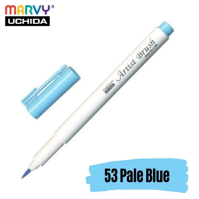 Marvy Artist Brush Pen 1100 Firça Uçlu Kalem 53 Pale Blue