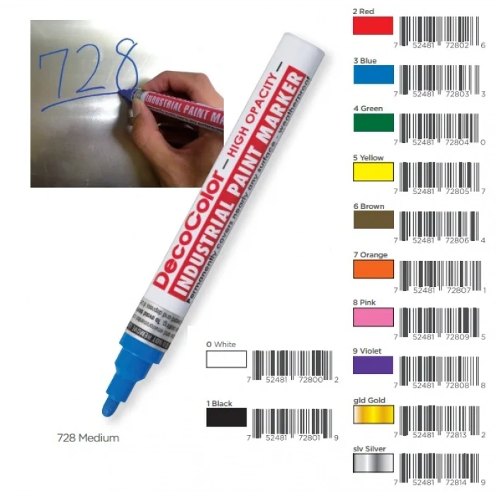 MARVY DECOCOLOR 728 SİYAH PAINT MARKER