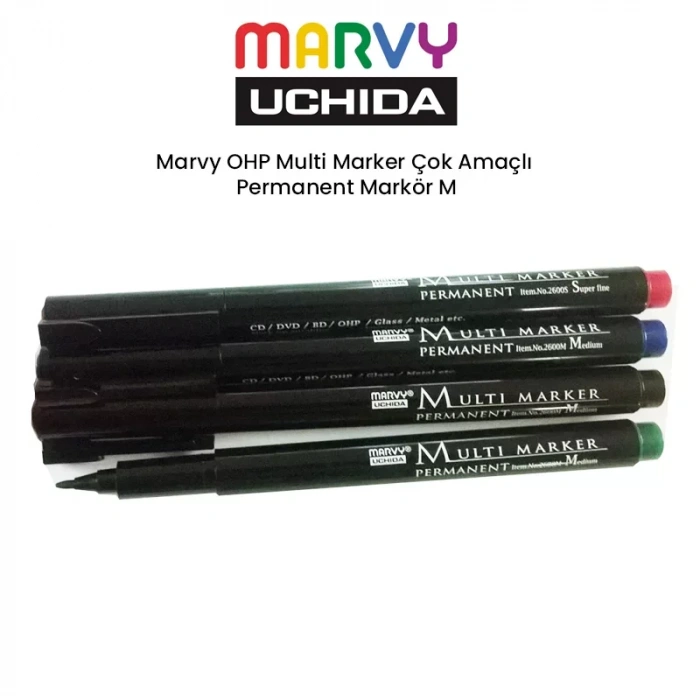 Marvy Ohp Multi Marker Çok Amaçlı Permanent Markör M