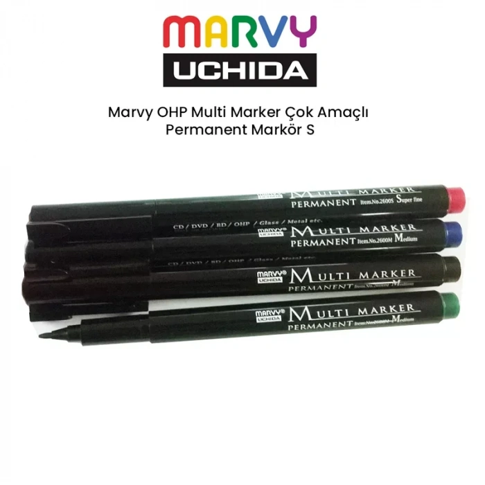 Marvy Ohp Multi Marker Çok Amaçlı Permanent Markör S