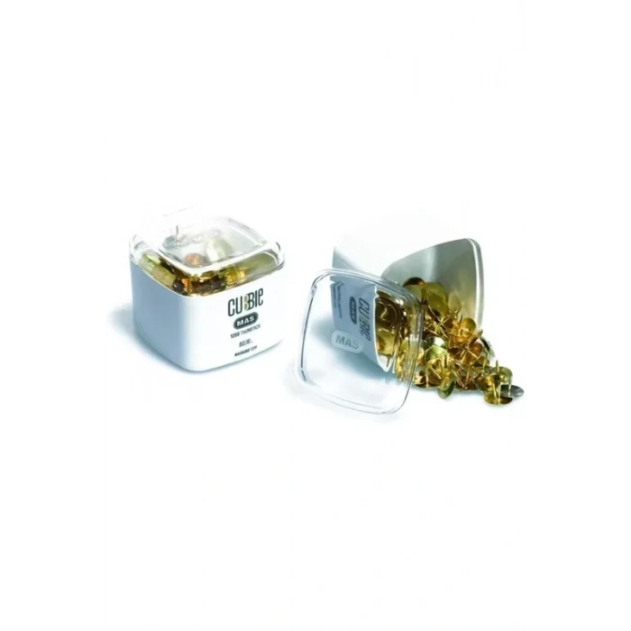 Mas 1250 Cubbie Pirinç Raptiye Sarı 80 Adet