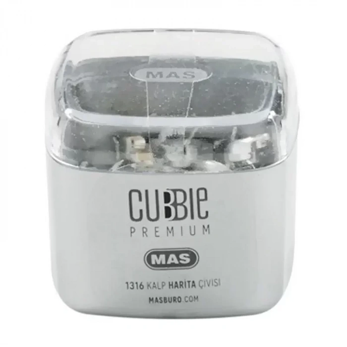 Mas 1316 Cubbie Premium Kalp Harita Çivisi Silver