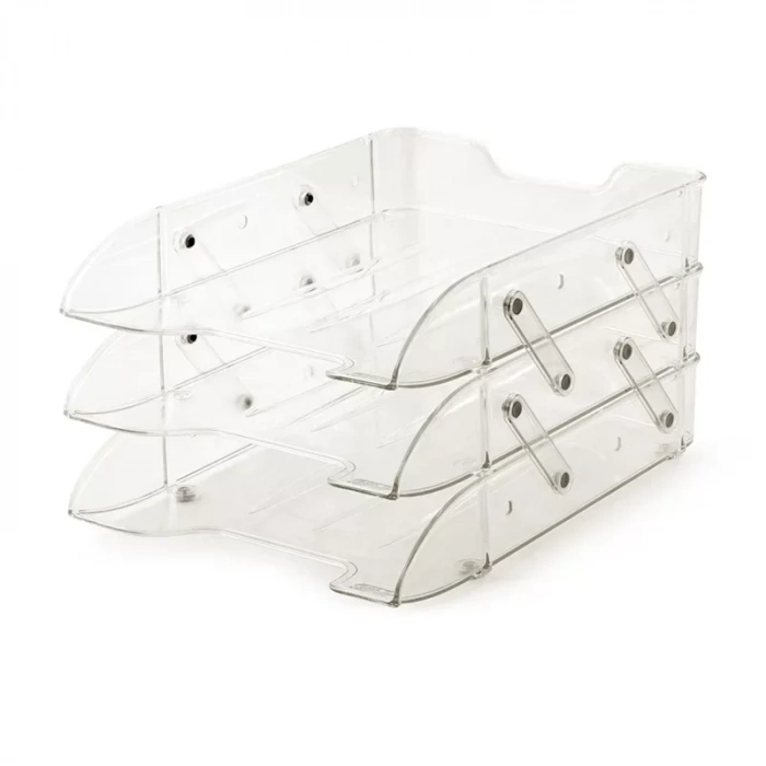 Mas 1803 Mafsallı 3 Lü Evrak Rafı Plastik (özel Fiyat)