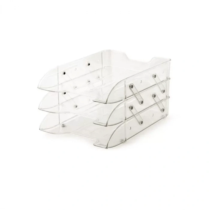 Mas 1803 Mafsallı 3 Lü Evrak Rafı Plastik (özel Fiyat)