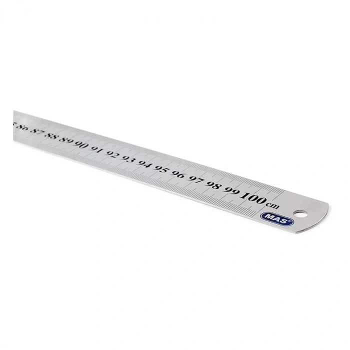 Mas 2400 Çelik Cetvel 100 Cm.