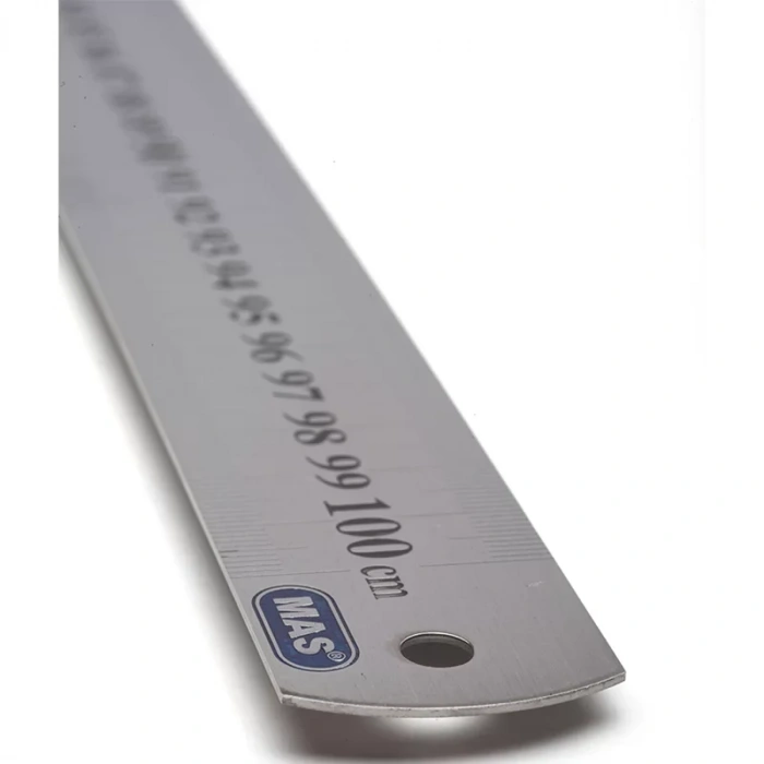Mas 2400 Çelik Cetvel 100 Cm.